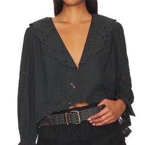 Free People Maisie Cutwork Top
